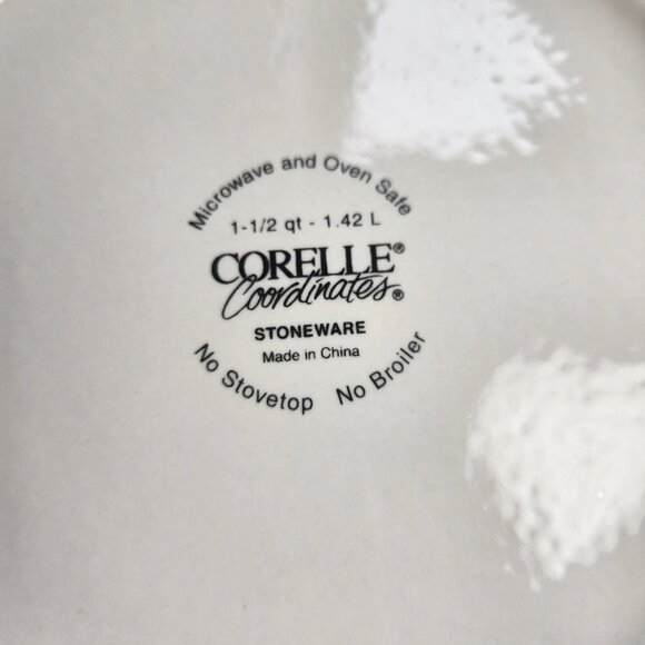 Corelle Coordinates 1.5 Quart Covered Casserole Abundance Fruit Stoneware - Picture 11 of 11